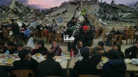 مائدة إفطار جماعي في رفح