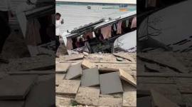 دمار في مستشفى "غزة الأوروبي" في مدينة خانيونس جنوبي قطاع غزة