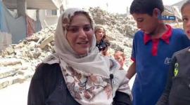 آيات ستوم شابة مُقعدة في غزة تُنفذ مبادرة تطوعية