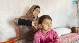 ميرفت تعيش وأطفالها الـ9 ظروفا مأساوية داخل خيمة وسط المجاعة