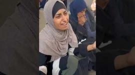 أهالي يبكون شهداءهم الذين ارتقوا بقصف الاحتلال على مدينة #غزة