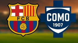 barcelona vs como مباراة برشلونة ضد كومو في كأس خوان غامبر