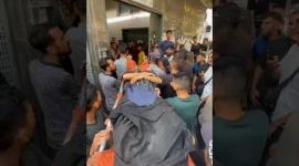 وداع الشهداء الصحفيين أنس الشريف ومحمد قريقع وزملائهم الذين قتـ.ـلتهم "إسرائيل" في غزة