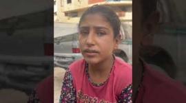 الطفلة شهد ثاري الناجية الوحيدة من استهداف طائرات الاحـ.ـتلال خيمة أسرتها في مدينة غزة