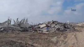 مشاهد من حي الزيتون جنوب شرقي مدينة غزة