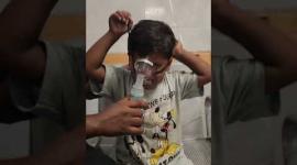 أطفال غزة يعانون من أمراض تنفسية نتيجة تفشي الفيروسات في خيام النازحين