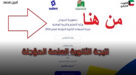 اعتماد نتائج الشهادة السودانية 2024 للدفعة المؤجلة