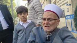 تعقيب خطيب المسجد الأقصى الشيخ عكرمة صبري بعد خروجه من جلسة محاكمته في مدينة القدس