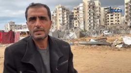 معاناة النازحين للحصول على مأوى صالح للحياة شمال غزة