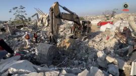 الدفاع المدني: انتشلنا جثامين 25 شهيدًا من تحت أنقاض منزل بخانيونس