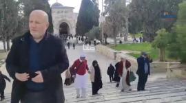 الأجواء في المسجد الأقصى المبارك في ذكرى الإسراء والمعراج