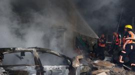 الدفاع المدني يكشف سبب الحريق الذي أودى بحياة مسنة وحفيدها داخل خيمة غرب غزة