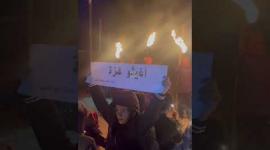 وقفة الأطفال بمناسبة رأس السنة الميلادية في مخيم الشاطئ