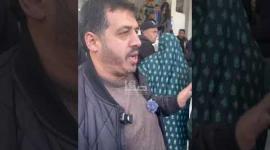 المواطن أبو ياسر رزق يتحدث عن الغارة الإسرائيلية التي استهدفت منزل عائلته في حي النصر غربي مدينة غزة