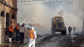 الدفاع المدني بغزة يحذر من أخطار الحرائق ويطالب بإدخال معدات السلامة