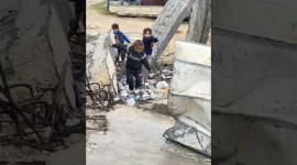 غرق مخيم للنازحين شمال غزة بفعل المنخفض الجوي الأخير