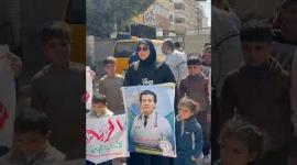 اعتصام القوى الوطنية وأهالي الأسرى أمام الصليب الأحمر بغزة ضد قانون إعدام الأسرى