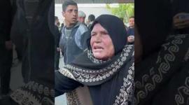 وداع شهداء القصف الإسرائيلي على منطقة الكتيبة غربي مدينة غزة