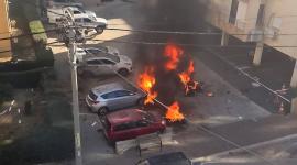 سقوط صاروخ إيراني على تل أبيب