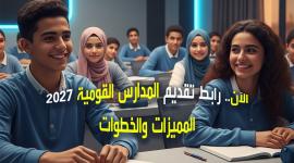 رابط التقديم الإلكتروني للمدارس القومية 2027