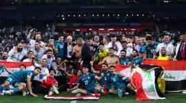 فرحة المنتخب العراقي بالتأهل
