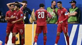 فرحة البرتغال بالفوز على أوزبكستان