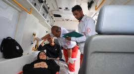 مغادرة 97 مريضًا مع مرافقيهم عبر معبر رفح