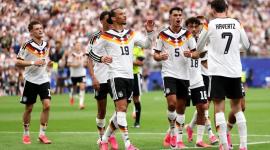 فرحة منتخب ألمانيا بالفوز الكبير