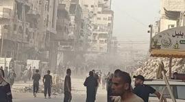 مصابون بغارة إسرائيلية على حي تل الهوا جنوبي غزة