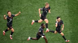 فرحة منتخب كندا بالفوز