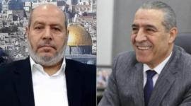 رئيس حركة حماس يتلقى اتصالًا هاتفيًا من حسين الشيخ