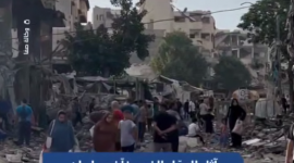 قصف إسرائيلي يدمّر منزلًا يؤوي 60 شخصًا في مخيم الشاطئ غرب غزة