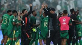 فرحة المنتخب السعودي بالتأهل