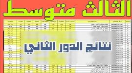 نتائج الثالث متوسط الدور الثاني ورابط كشوفات PDF