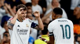 مبابي وفالفيردي سجلا لريال مدريد في المباراة