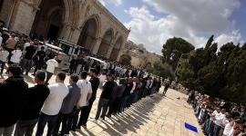 عشرات الآلاف يؤدون الجمعة في الأقصى