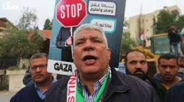 مسيرة شاحنات في غزة احتجاجًا على الوضع الاقتصادي