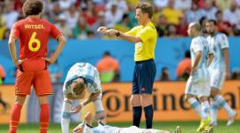 دي ماريا تعرض للإصابة في مباراة بلجيكا بدور الثمانية للمونديال