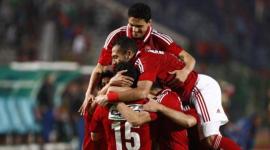 فرحة لاعبي الأهلي بالفوز باللقب
