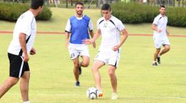جانب من تدريبات المنتخب الأولمبي