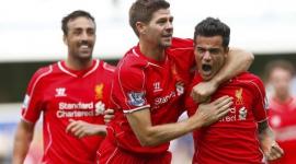 فرحة لاعبي ليفربول بالفوز