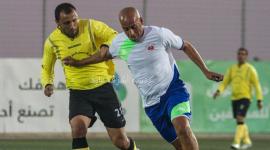 المرحوم مراد عباس بالزي الأبيض قبل وفاته بلحظات