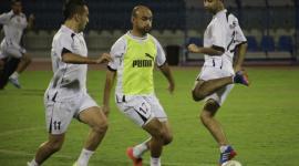 جانب من استعدادات المنتخب الوطني للمباراة