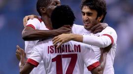 فرحة لاعبي قطر بالصعود