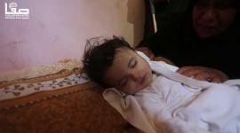 وداع حزين للطفلة الشهيدة ليلى الغندور