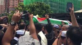 موكب جنائزي للشهيد البطش بماليزيا قبيل نقله لغزة