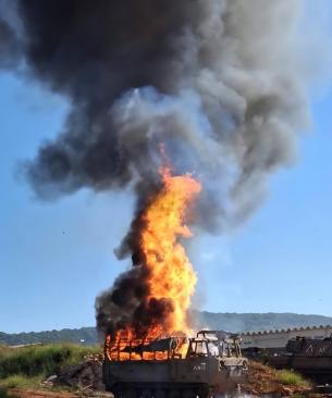 استهداف آلية إسرائيلية في الجليل