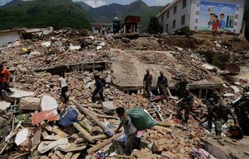 زلزال في الصين - ارشيفية
