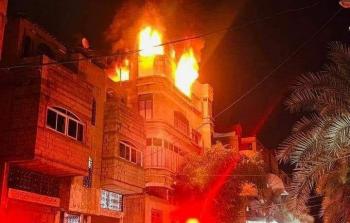 أخبار حريق جباليا شمال غزة اليوم