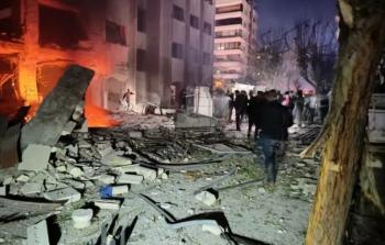 قصف دمشق الليلة